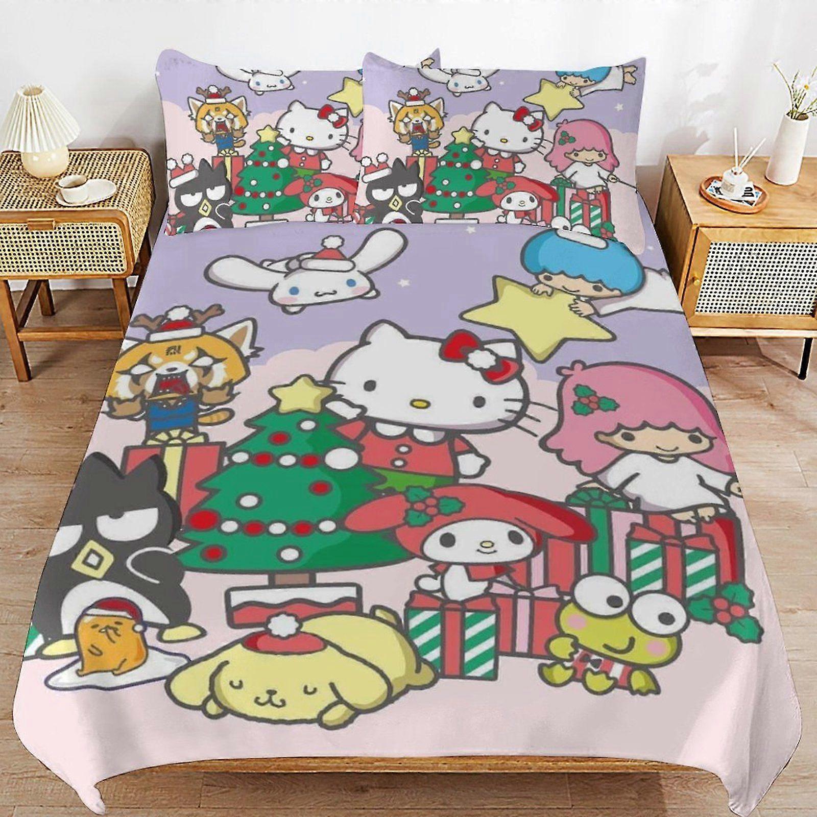 W194 Sanrio Hotel Style Sleep Texture Consistent Fabric Secure Fit Closure Duvet Cover Sets Advantage M194