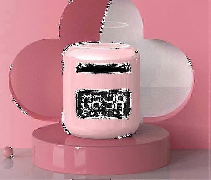 Wireless Bluetooth Clock Speaker, Outdoor Alarm Clock Mini Portable Speaker