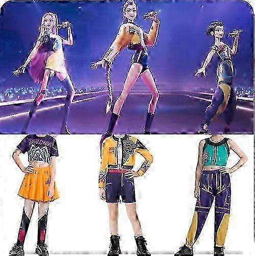 2025 KPop デーモンハンターズ ルミ コスプレコスチューム ミラゾーイ ハロウィンカーニバル衣装