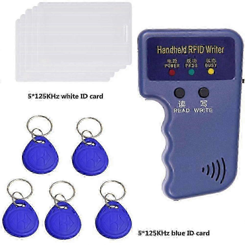 Handheld RFID ID Card Copier Key Reader Writer Duplicator 125KHz10PCS Tags New Best Seller