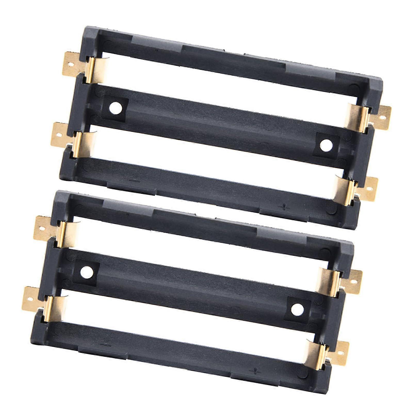 Battery Holder Box with Cover, Durable Material, Easy Install for DIY Electronics and Power Supply Projects