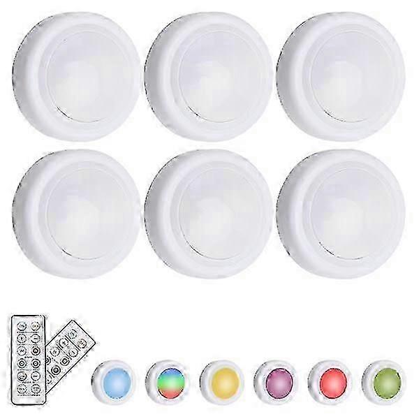 LED spotlights with remote control - Wireless MultiColor 12-pack