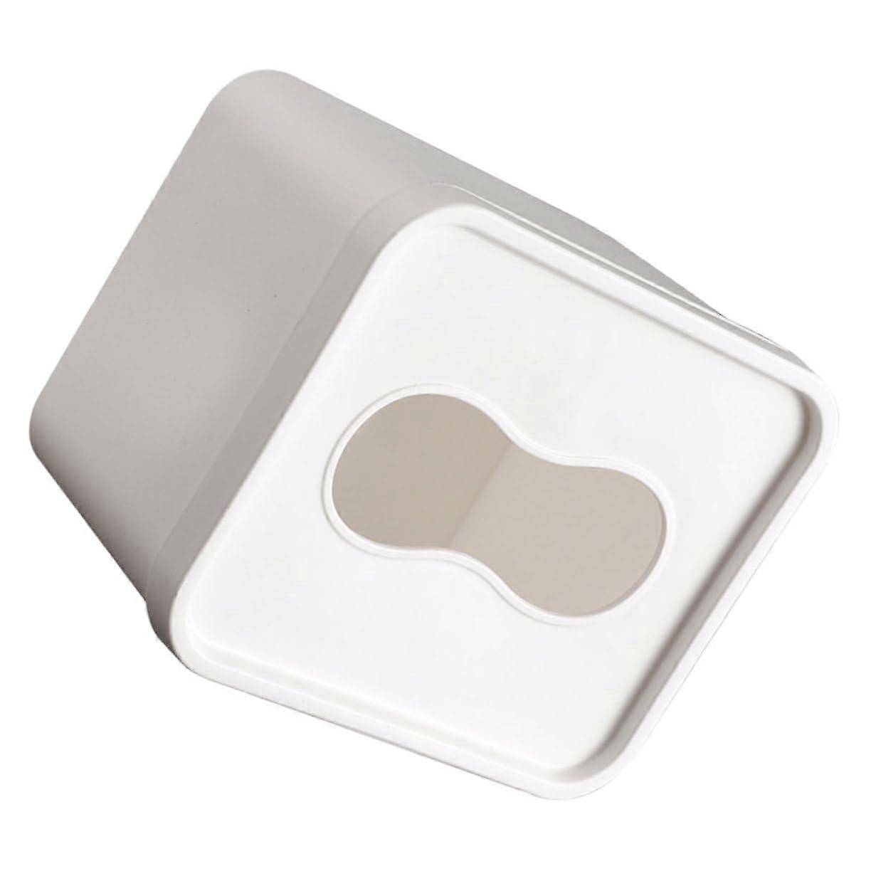 WallMounted Storage Box With Lid For Gloves Bags And Filter Mesh Kitchen Bath Organizer SpaceSaving Container Holder