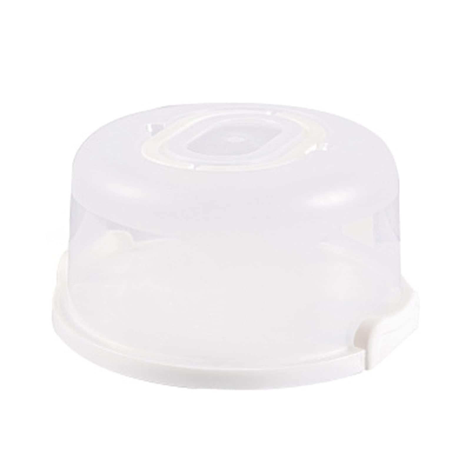 Cupcake Carrier with Clear Plastic Single Holder and Handle for Muffins or Mini Cakes