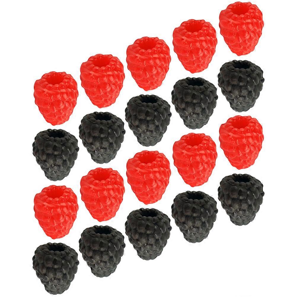 Fake Raspberry 20Pcs Artificial Raspberry Model for Kitchen Decoration