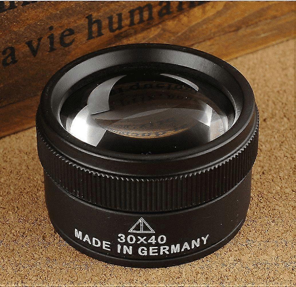 Lupa szklana, soczewka optyczna, lupy przenośne, do jubilerów, monet, znaczków, 30X x 40 mm