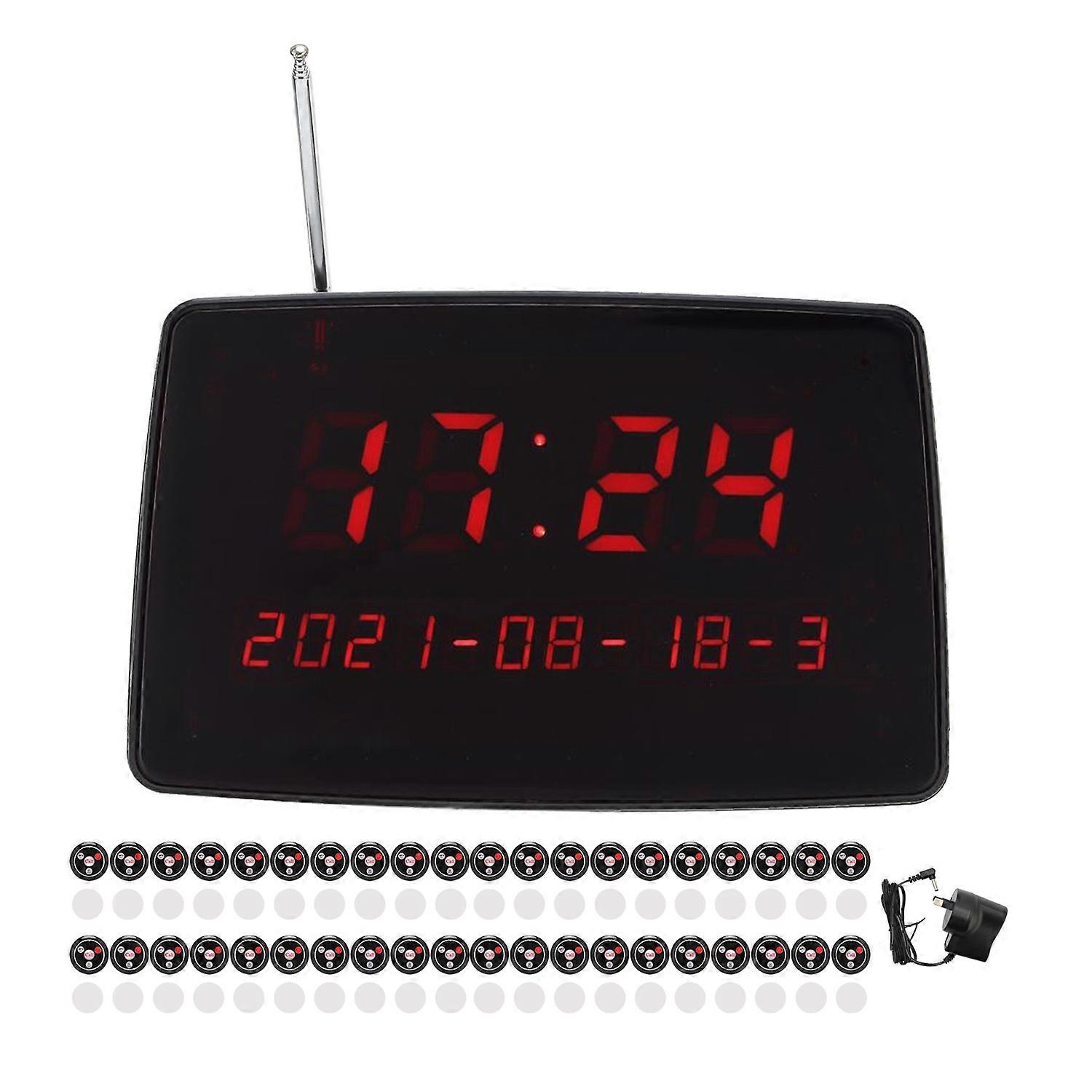 Restaurant Pager System Support 400 Pagers RF Wireless Technology Waterproof Adjustable Volume Wirel