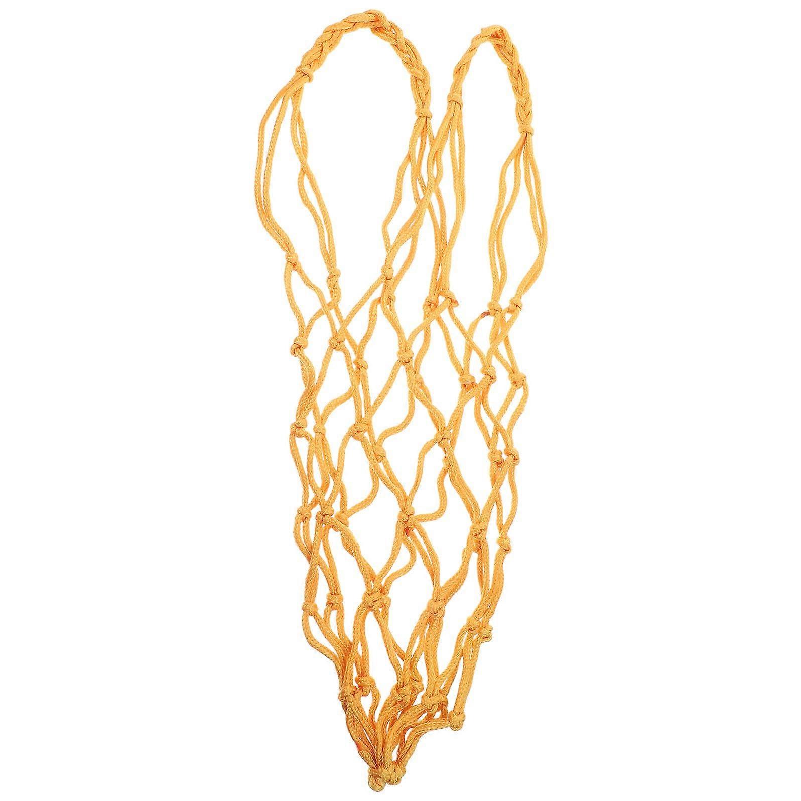 Heavy Duty Nylon Hay Net Bag Slow Feed Mesh Feeder for Horses Chickens Vegetables Haylage