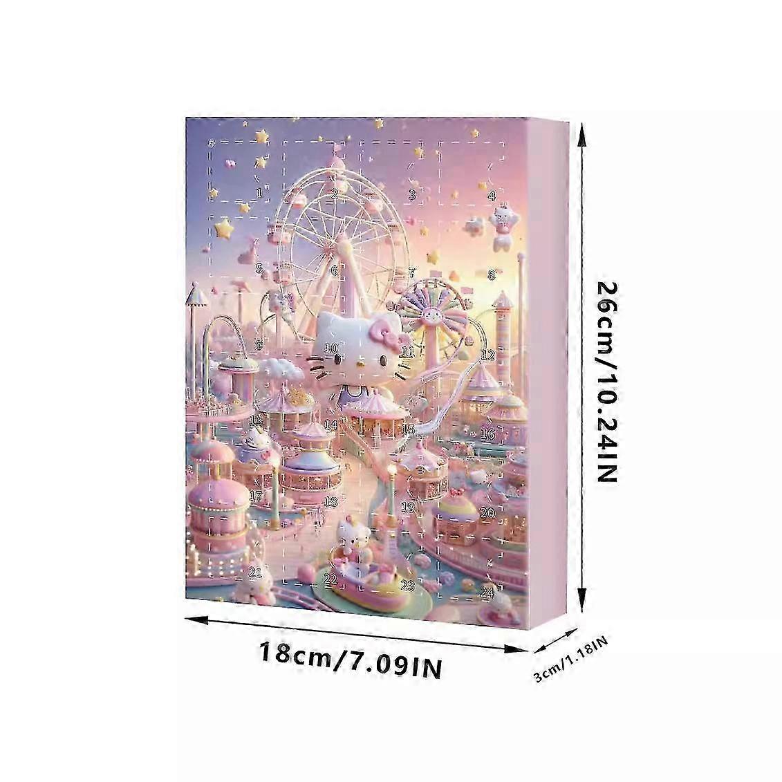 Christmas Calendar Box for 24 Days Advent Countdown Gifts