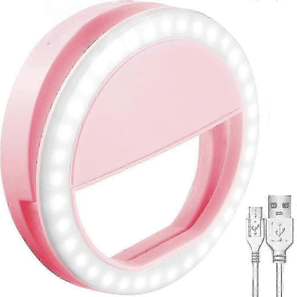Ie Ring , Recharable With 36 Led S, Ness Clips