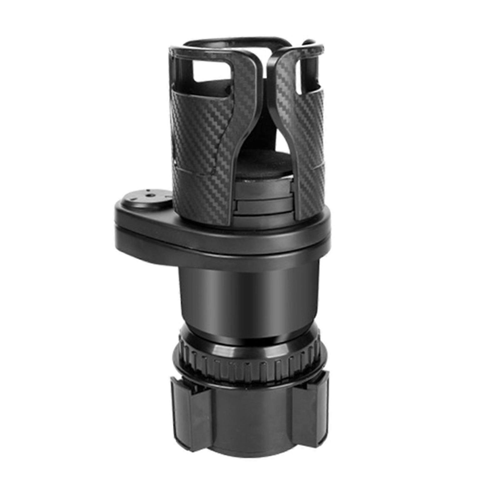 Universal Car Cup Holder Support High Strength 360 Degree Rotatable Base Flexible Adjustment For Stable Beverage Storage Multicolor