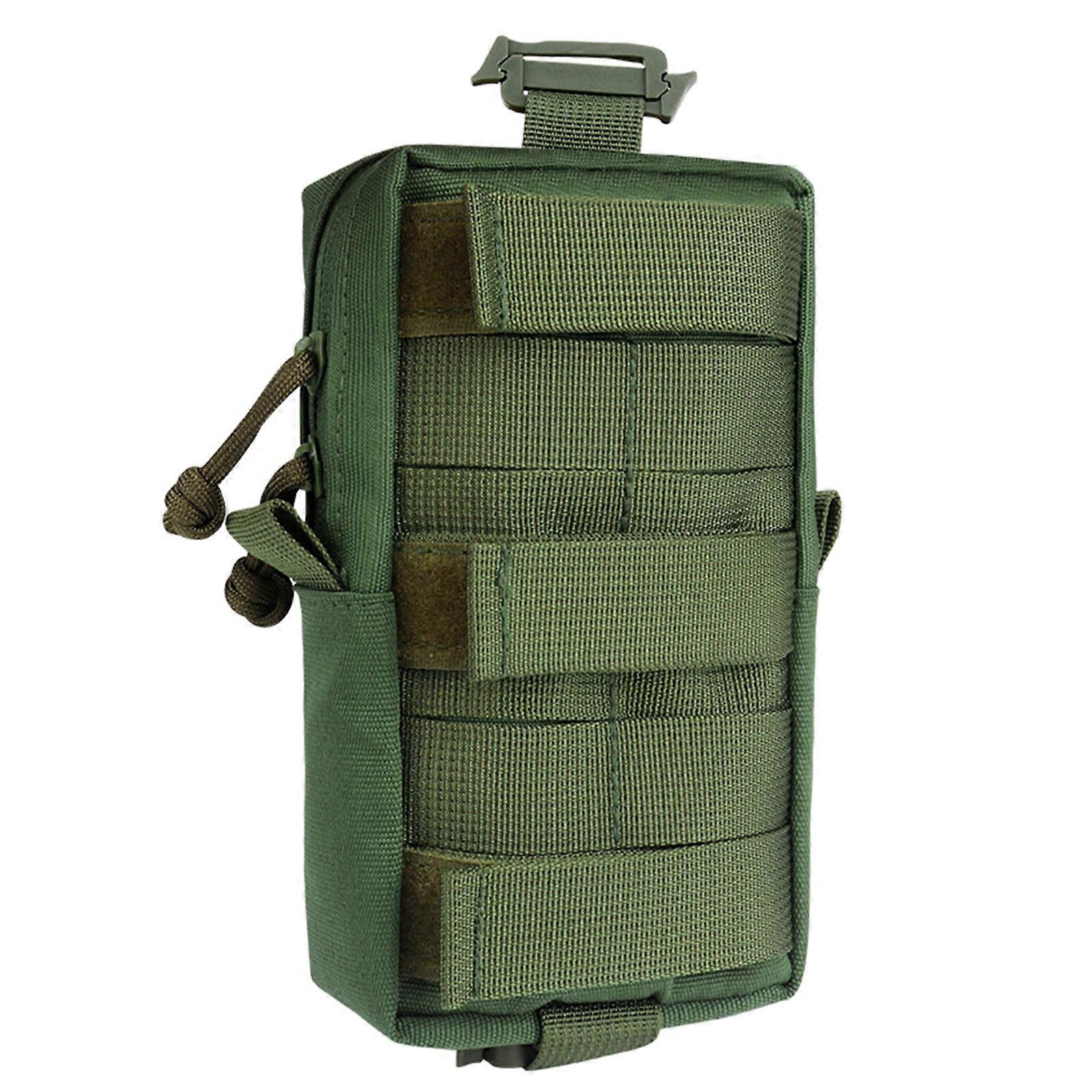 سحاب إغلاق تكتيك مجلة الحقيبة الحقائب المدمجة المقاومة للماء الهاتف الحقائب العسكرية لتنظيم أداة صغيرة والعتاد اللون الأخضر
