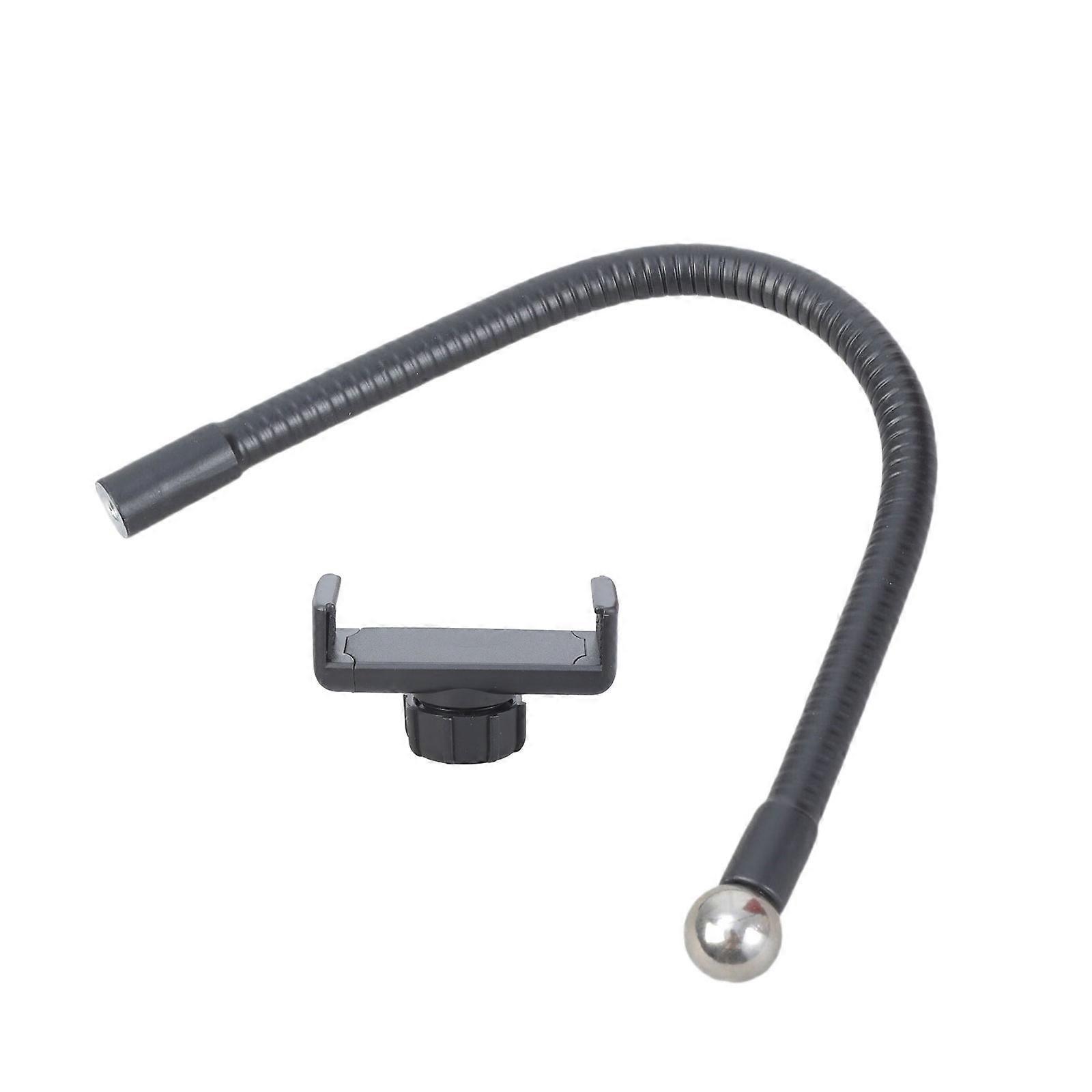 Photography Phone Rack 1/4" Female Threaded Metal Flexible Arm For Content Creation 360 Degree Rotation Adjustable Clamp Multicolor