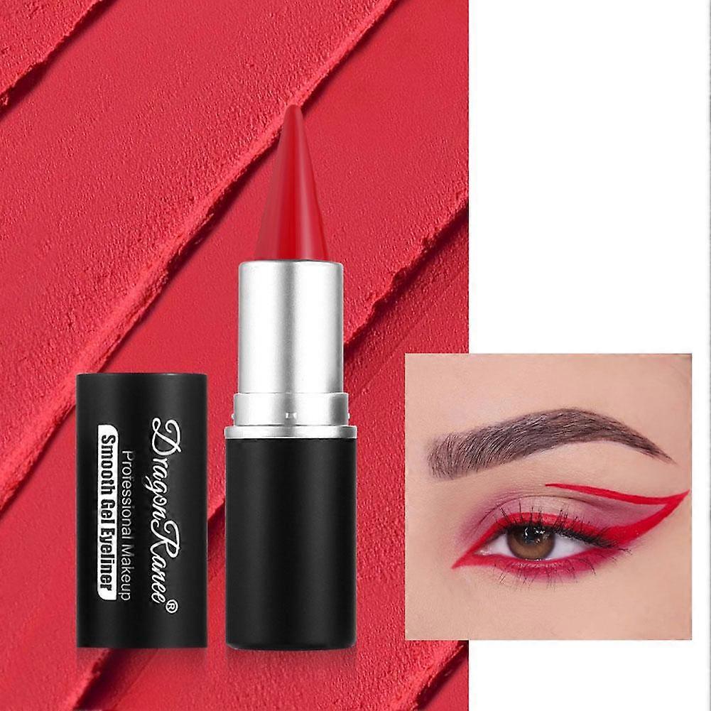 For Solid Eyeliner Cream 12-Color Long Lasting Waterproof Pointed Eyeshadow Stick Multi-Use Highlighter Easy Application No Smudge Makeup