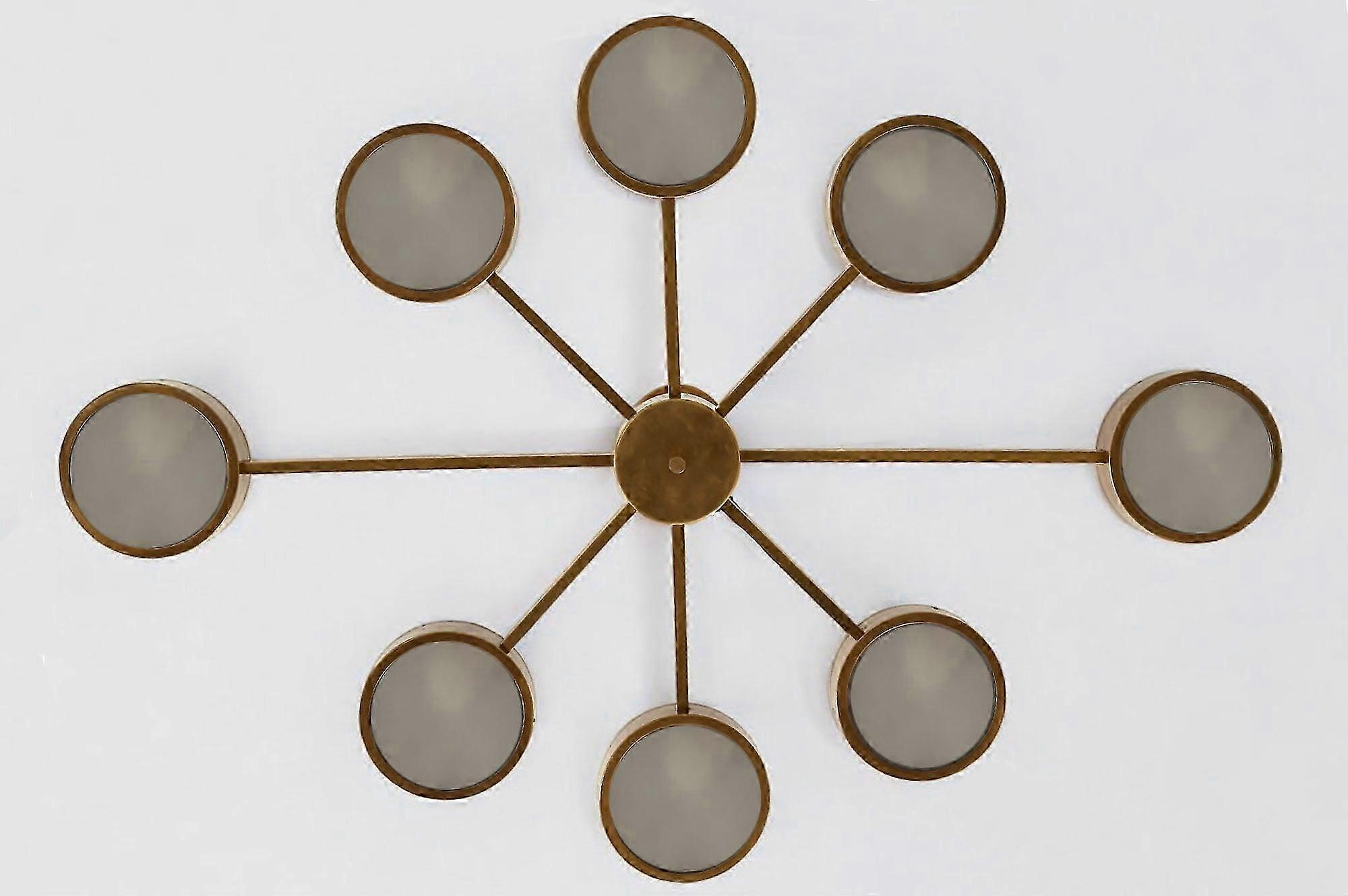 Linus 8-arm Star-burst Chandelier In Stilnovo Style – Retro Elegance