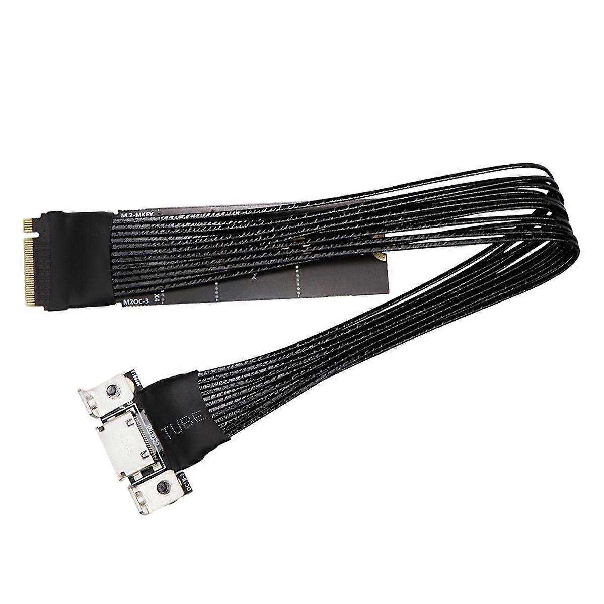 4Gbps M.2 to Oculink 4i Extension Cable for PC Desktop for M2 M-Key NVME to SFF8612 Adapter Cord PC