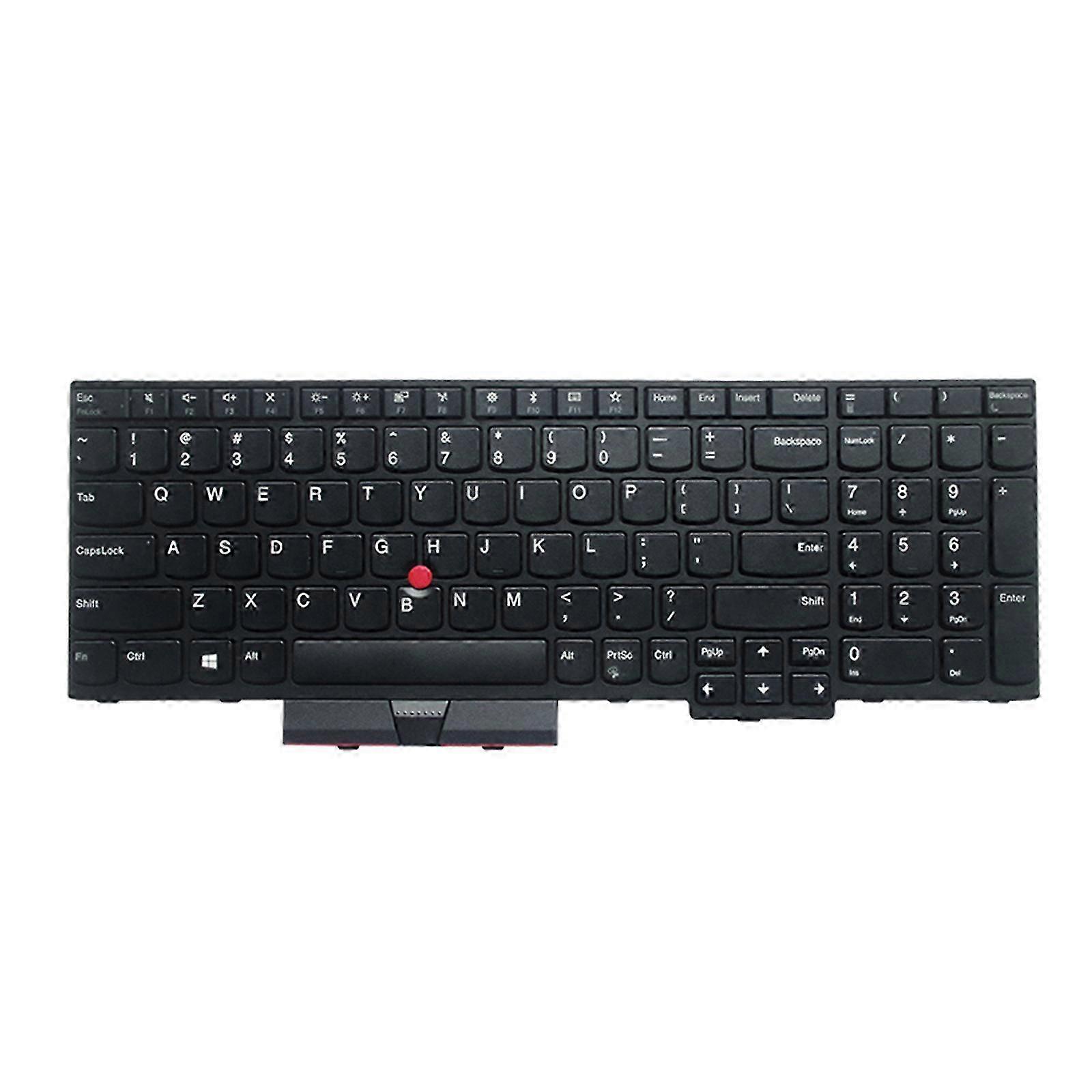 Laptop Accessories for Thinkpad T570 T580 T570 P51S T580 Replacement English Keyboard Without Backlit US Layout