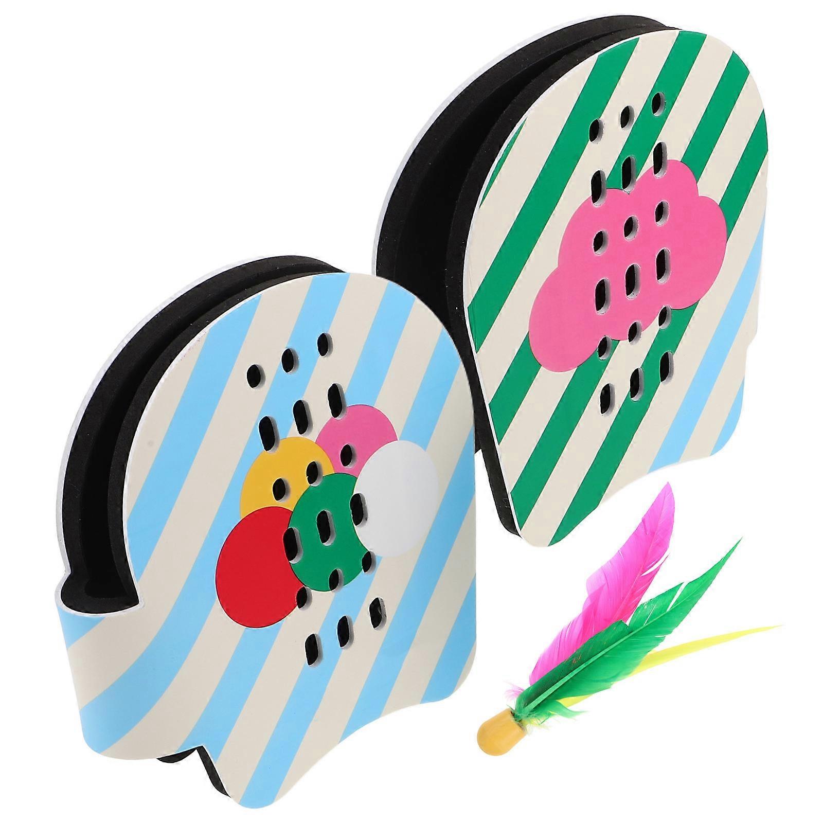 Paddles Portable Paddle Set for Indoor Use Includes Balls 2Sets