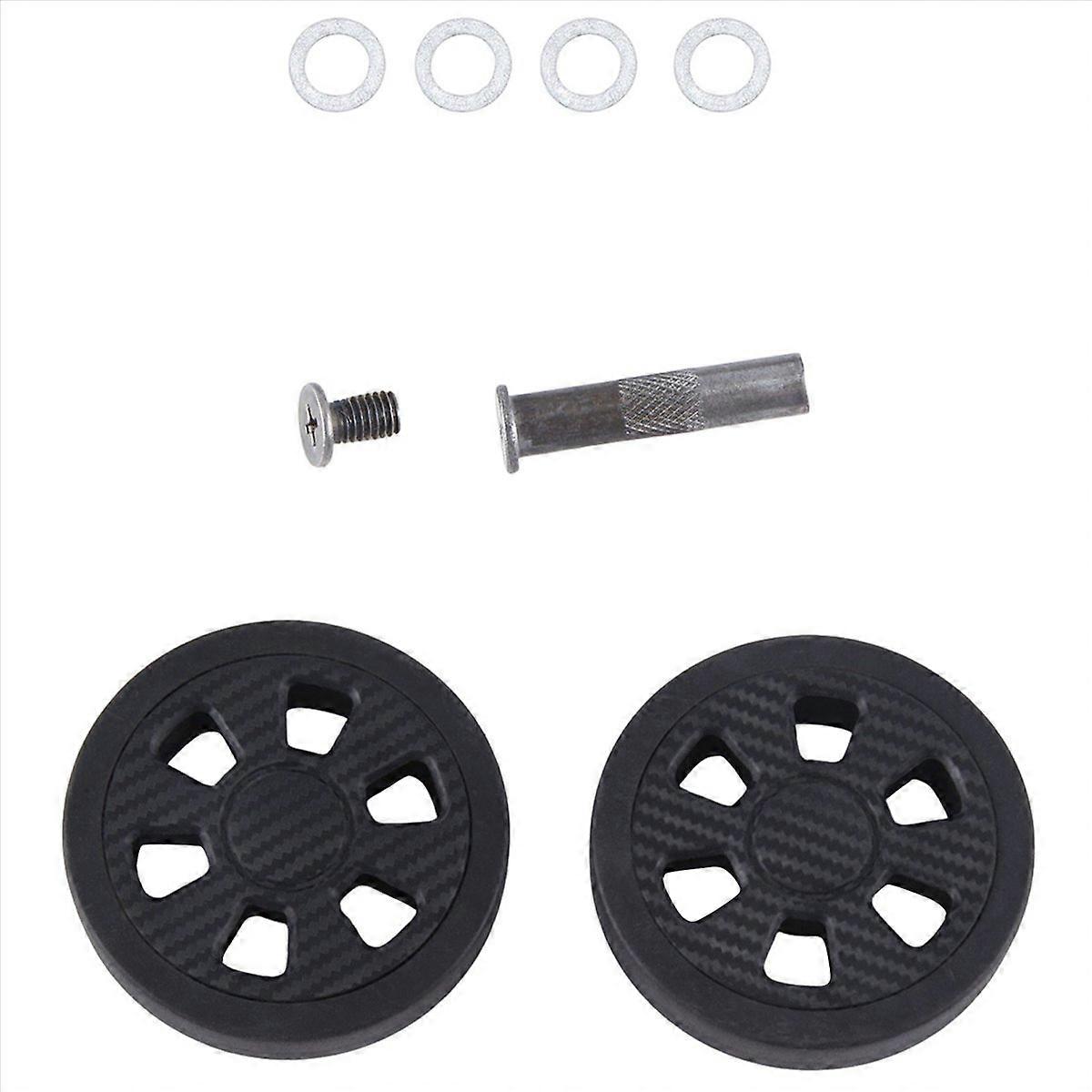 PU Caster Suitcase Replacement Wheels Luggage Double Wheel