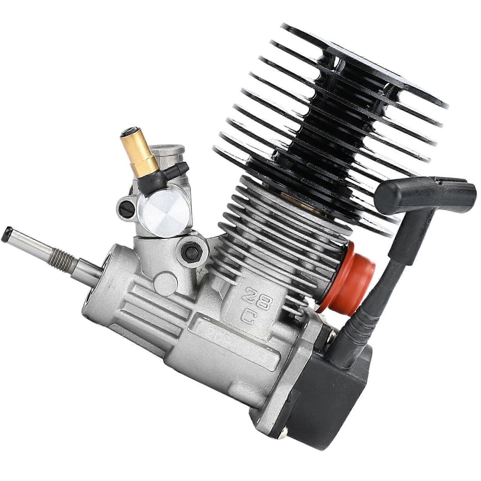 Methanol car engine SH.28-class engine 1/8 fuel SG shaft rear-displacement hand-pulled engine