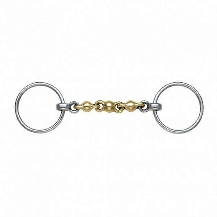 Shires Brass Waterford Caballo Anillo Suelto Snaffle Bit