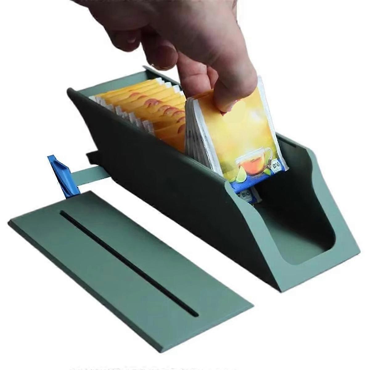 Tea Bag Holder - Dual Kitchen Organizer for Countertop Storage