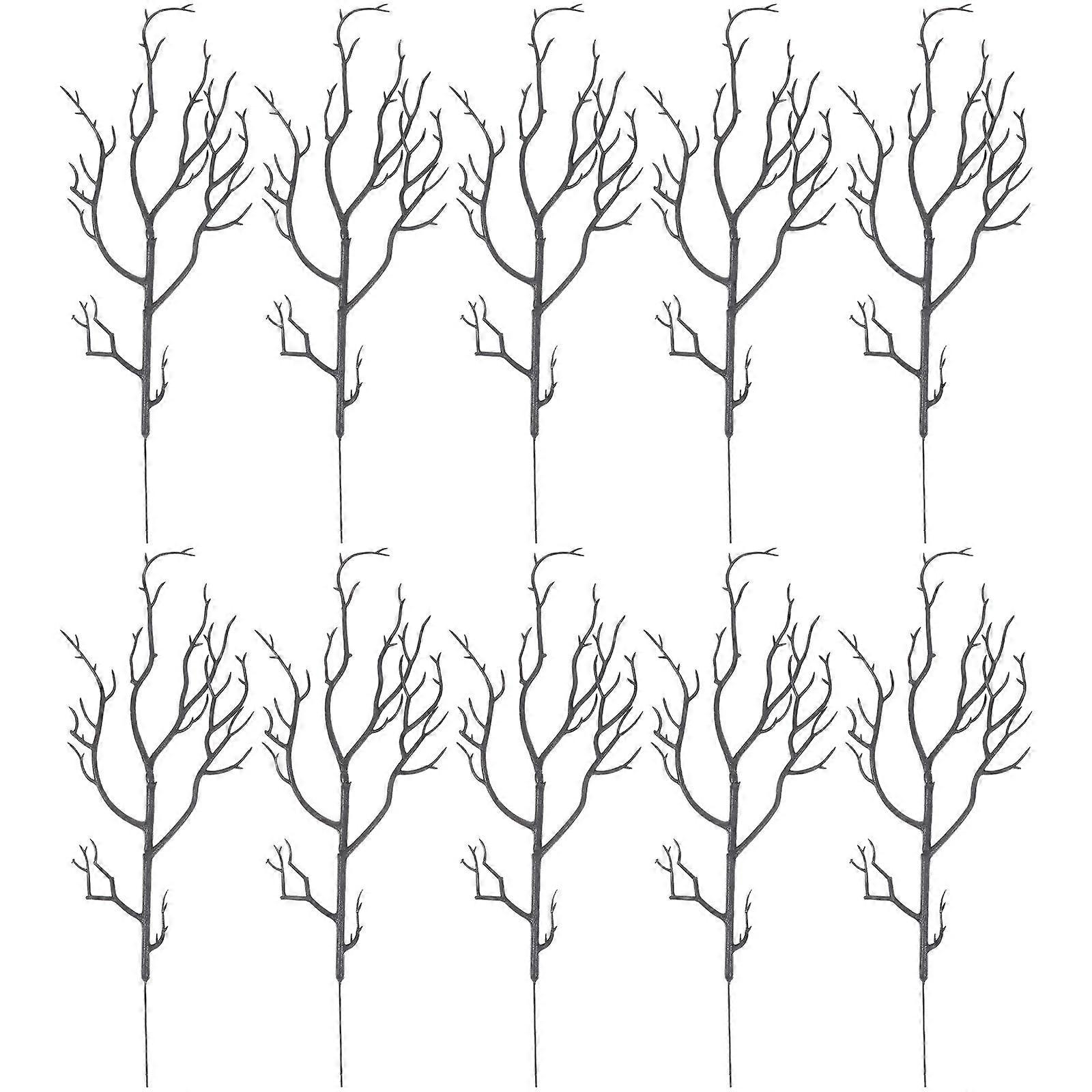 Artificial Antler Branches for Home Decor 12Pcs Realistic Fake Tree Twigs