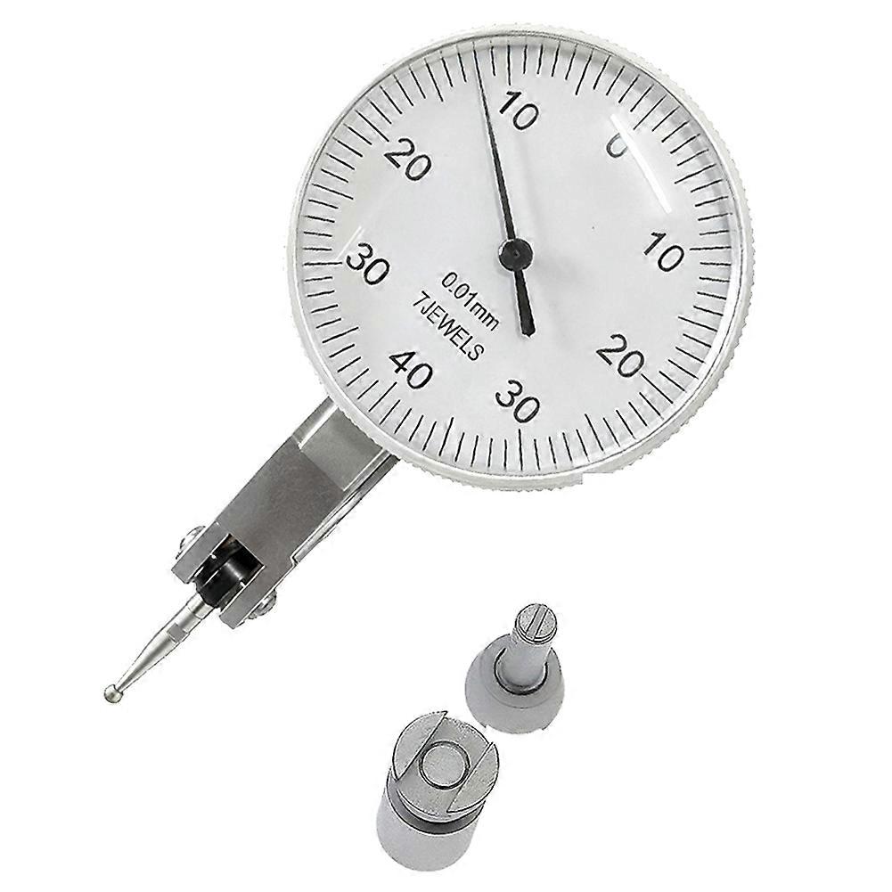0 - 0.8MM Large Dial Lever Indicator with High-Precision Probe 0.01 Micrometer Indicator Measuring Instrument Tool