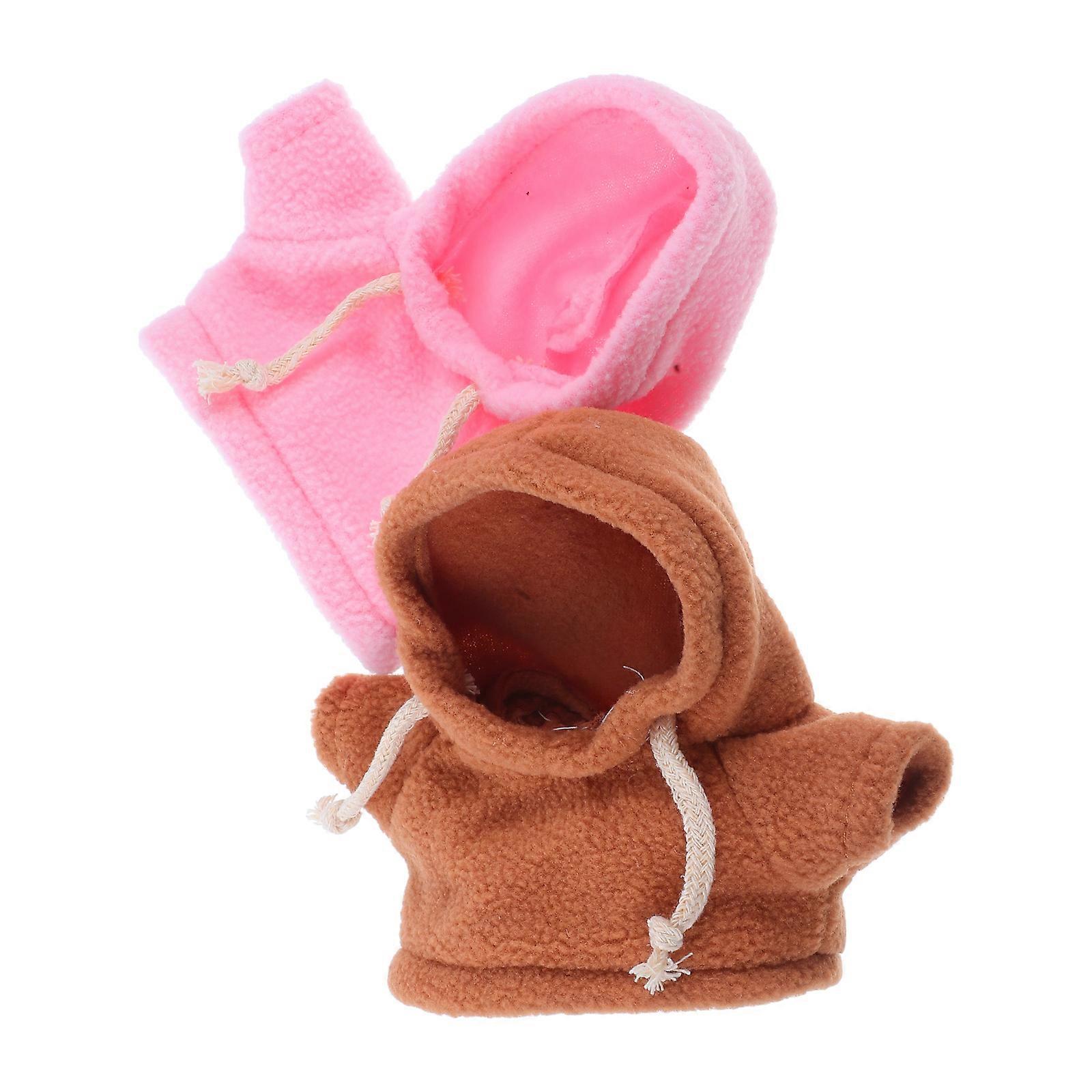 Cute Plush Bear Hoodie Doll Replacement Clothing 2Pcs