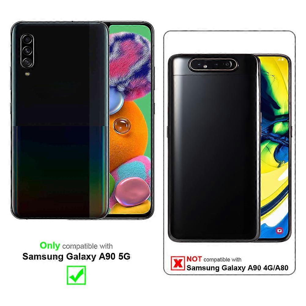 Samsung Galaxy A90 5G Case - Protective Case with Stand Function and Card Slot