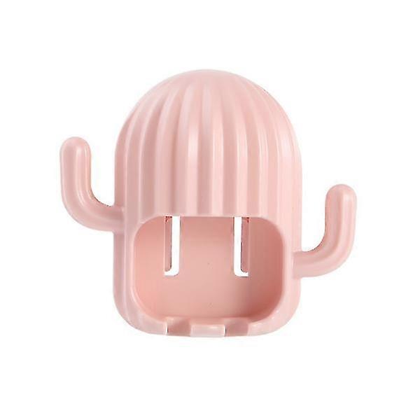 1 Pc Cute Cactus Toothbrush Holder Punch-free Multifunctional Ba