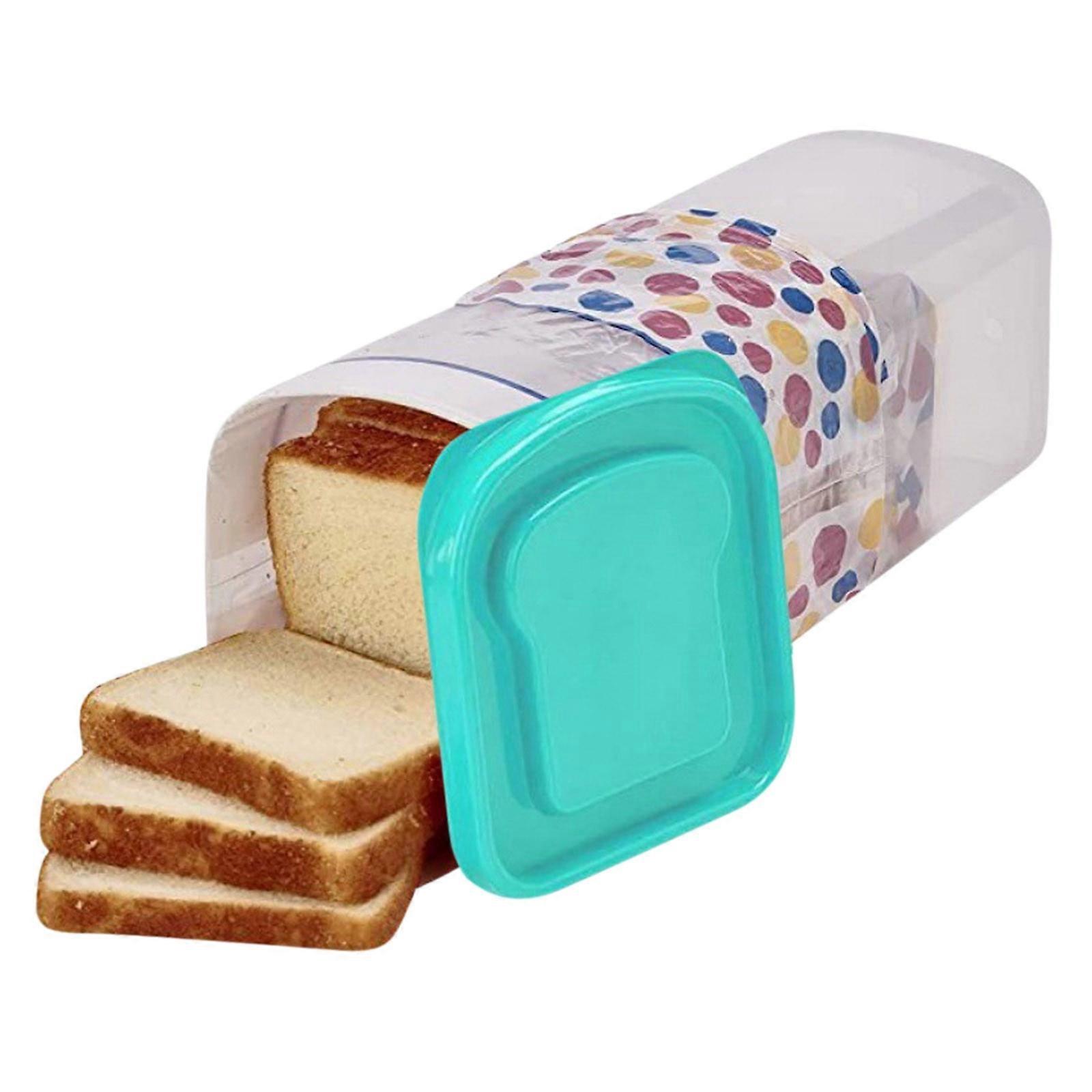 Bread Box with Airtight Lid Kitchen Tools,Bread Storage Container,Bread Loaf Storage Dispenser,Plastic Sandwich Bread Keeper 14*5*5inch