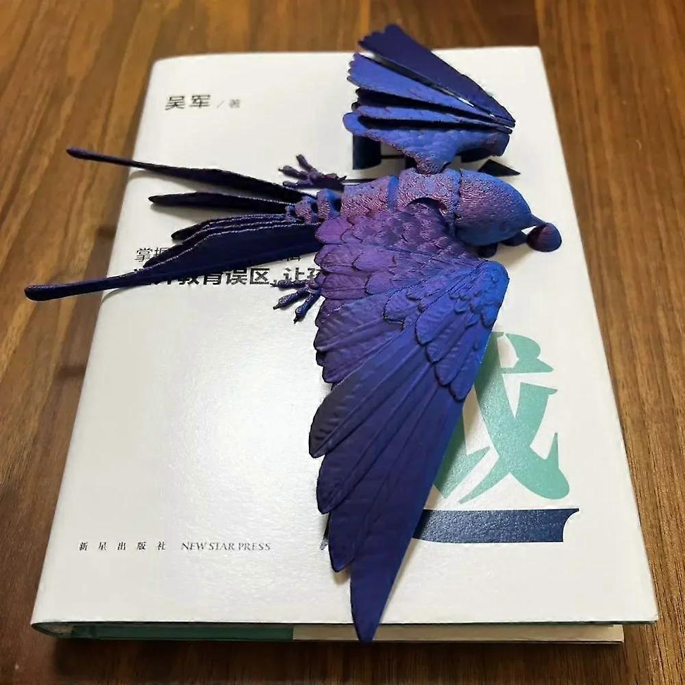 Solid Color 3D Printed Bird Model Multi-jointed Mini Swallow Doll  Desktop Decoration