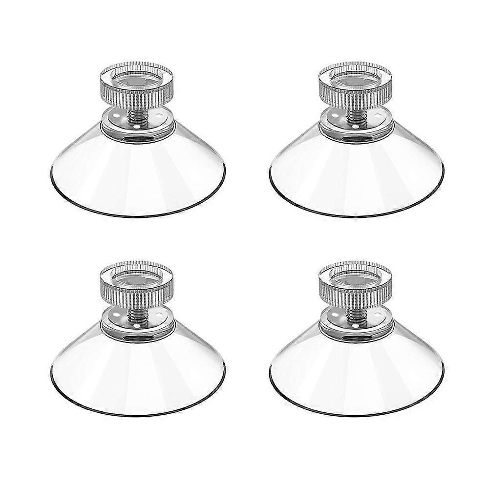 4/8 Pcs Suction Cup Accessories Clear Suction Nut PVC