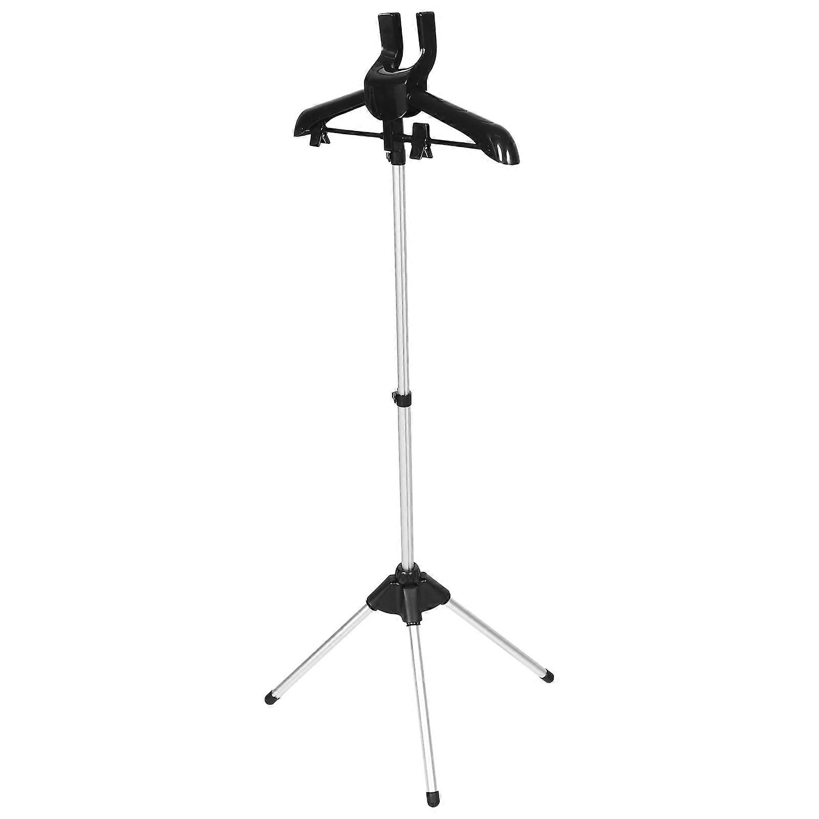 Garment Steamer Rack for Clothes with Stable Support Black