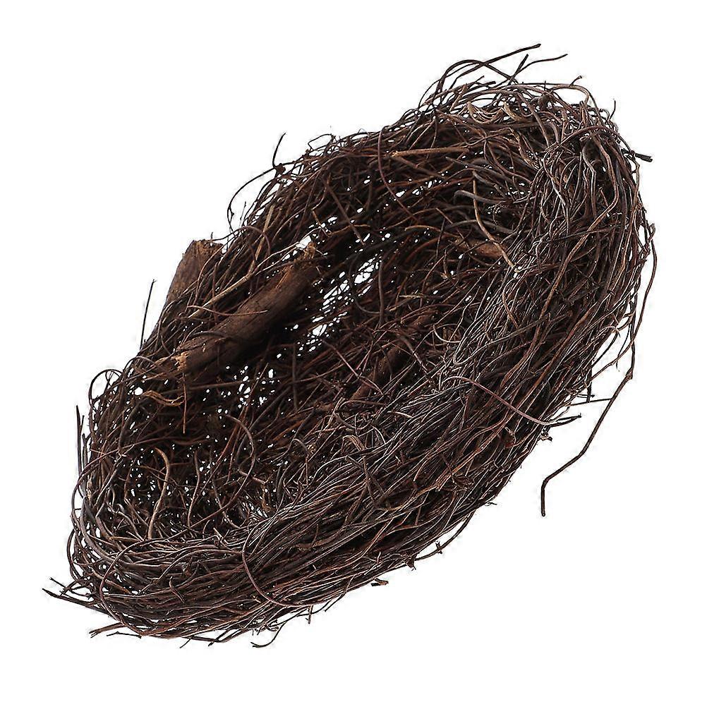 Artificial Bird Nest Rattan Craft for Easter Decorations Coffee