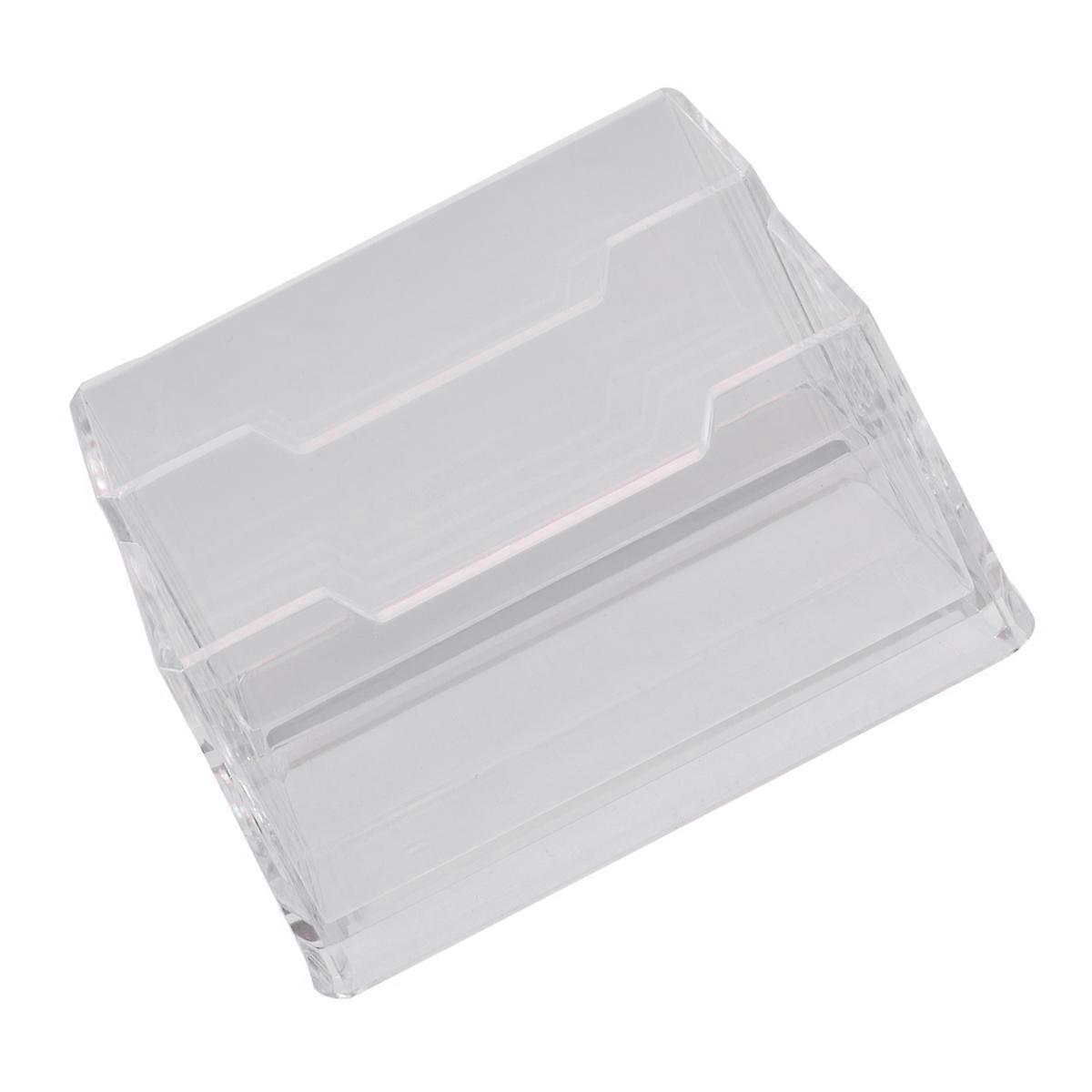 Cards Storage Box Transparent Business Holder for 1Pcs Use