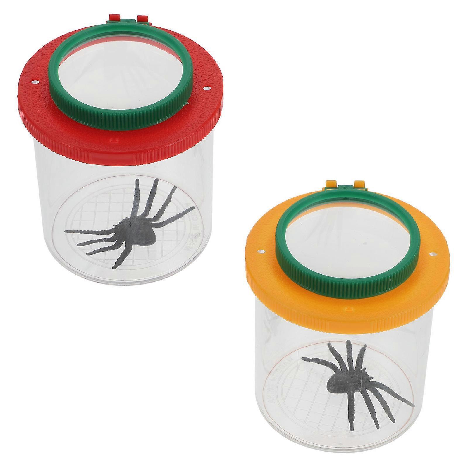 Observation Box Exploration Box for Kids with Magnifying Lens 2Pcs