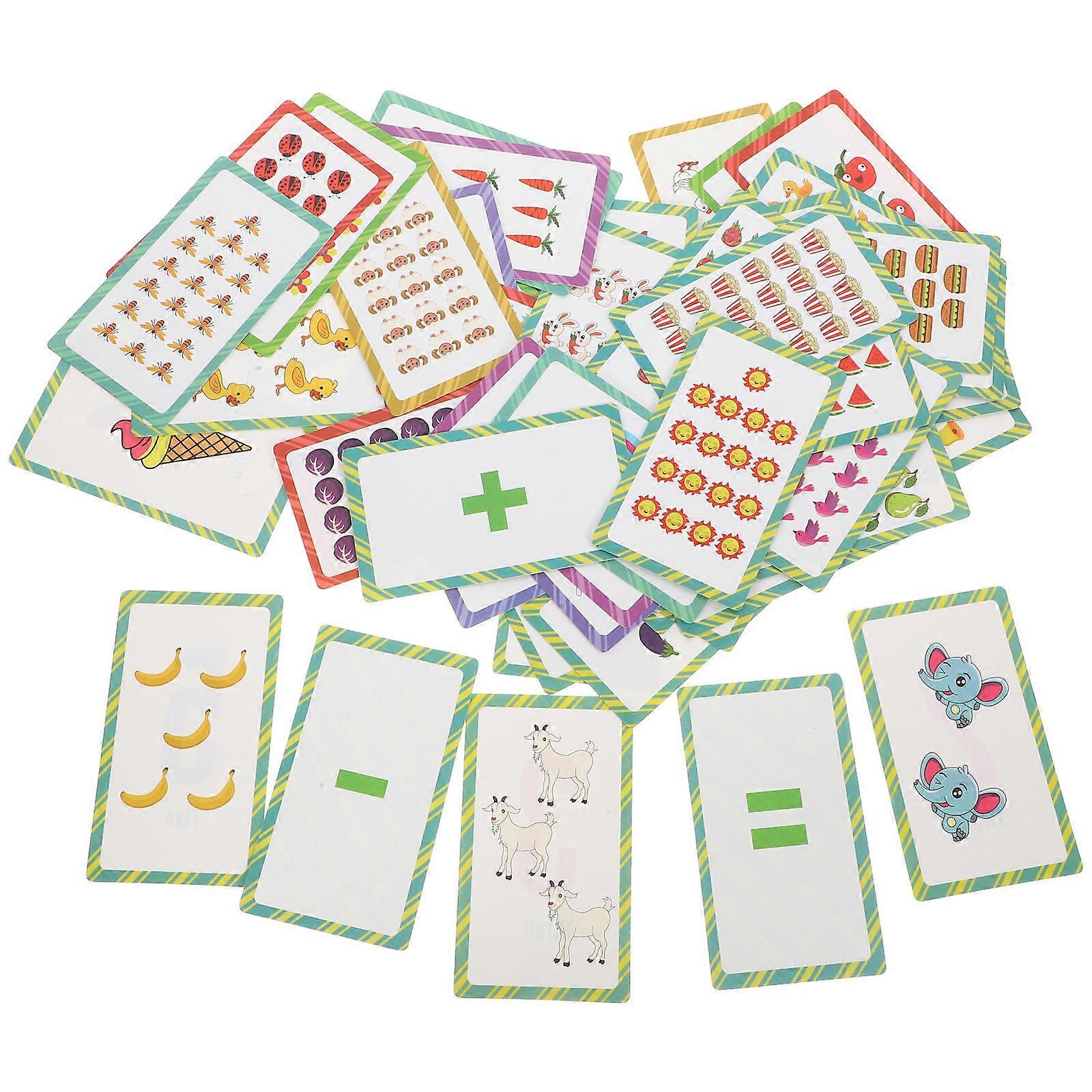 Toddler Flash Cards Number Learning Preschool Educational 1Set