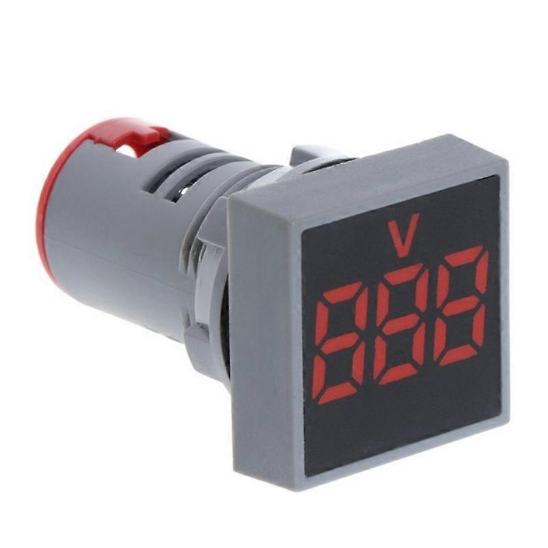 AD101-22VMS Mini AC 50-500V Voltmeter Square Panel LED Digital Voltage Meter Indicator