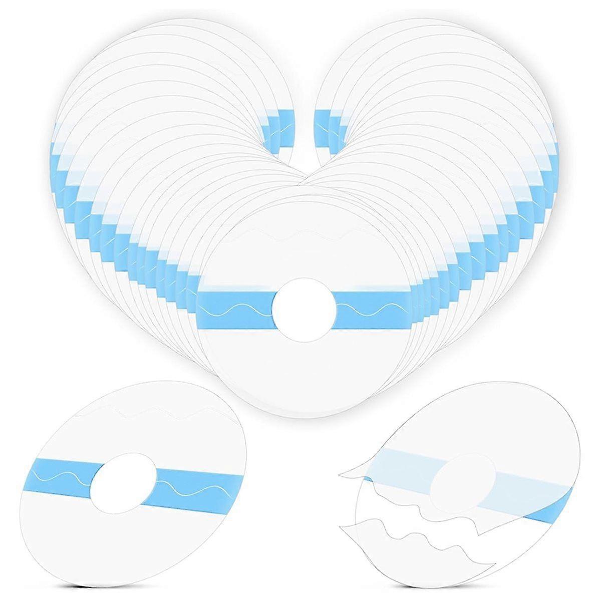 120 Pack Shower Waterproof Patch Transparent Adhesive Patches Waterproof Sensor Covers Protectors