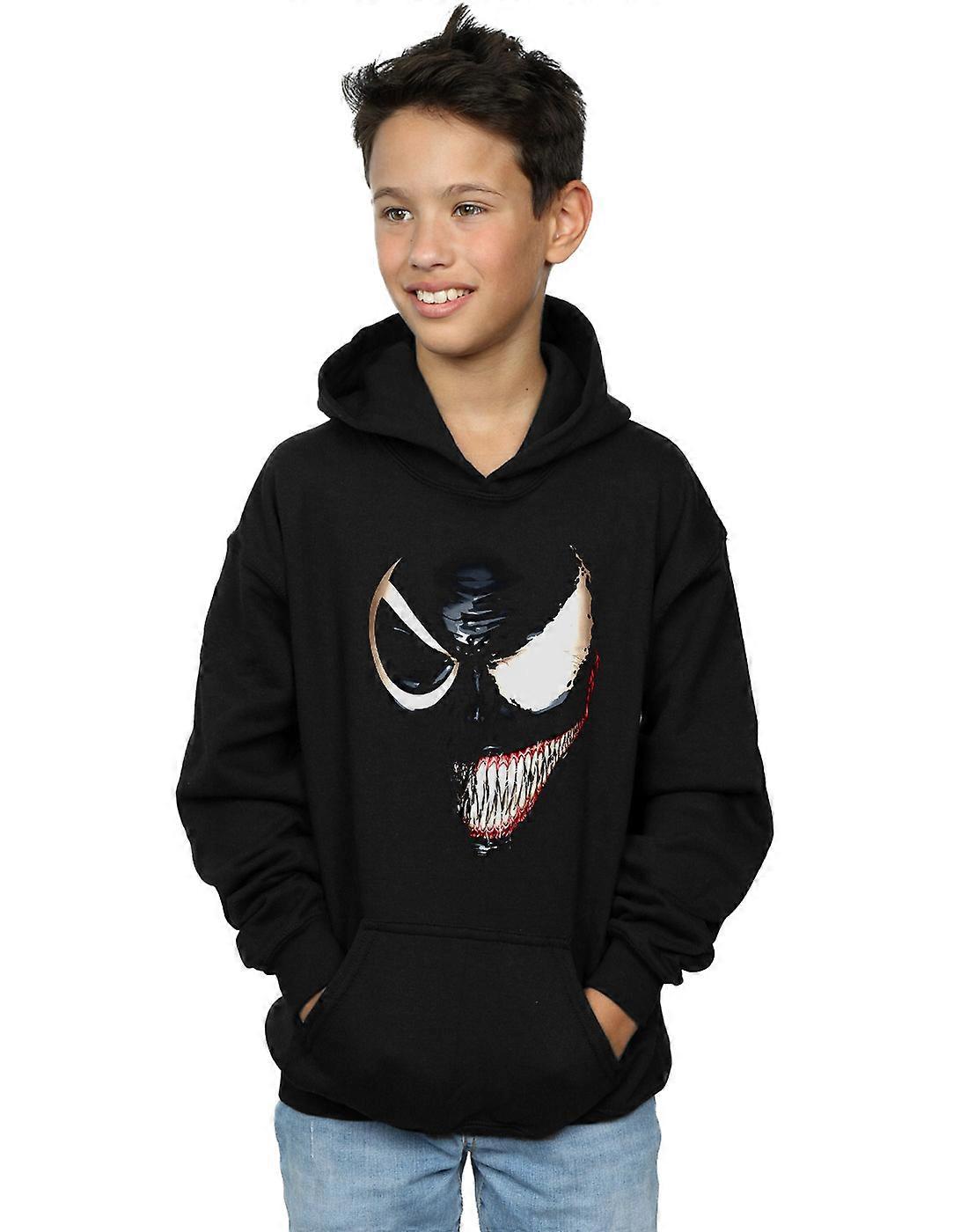 Marvel Boys Venom Split Face Hoodie