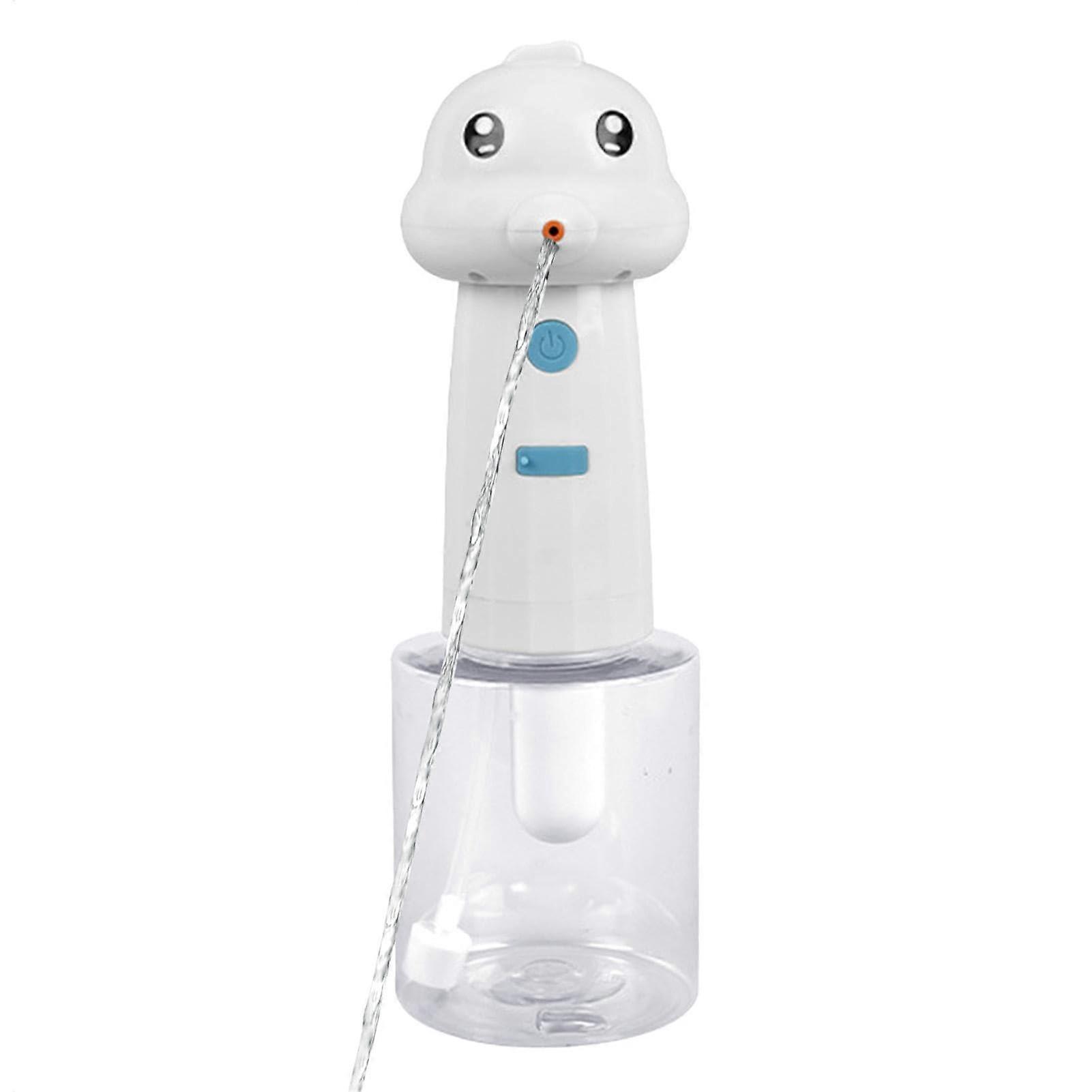 Dog Bath Sprayer with Pet Shampoo Dispenser, Automatic Foam Maker, Waterproof IPX5, Rechargeable White