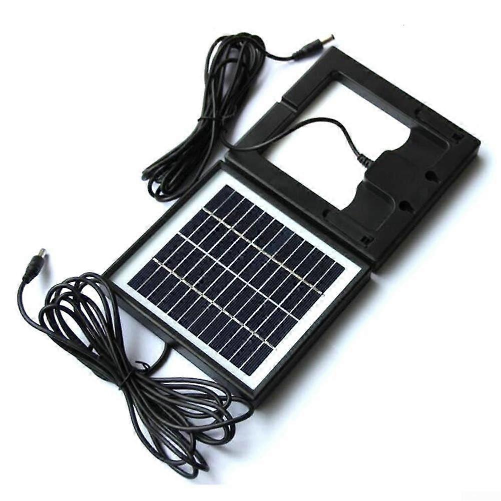 12V 2W Polycrystalline Solar Panel with Glass Frame for  Efficiency Battery Charging