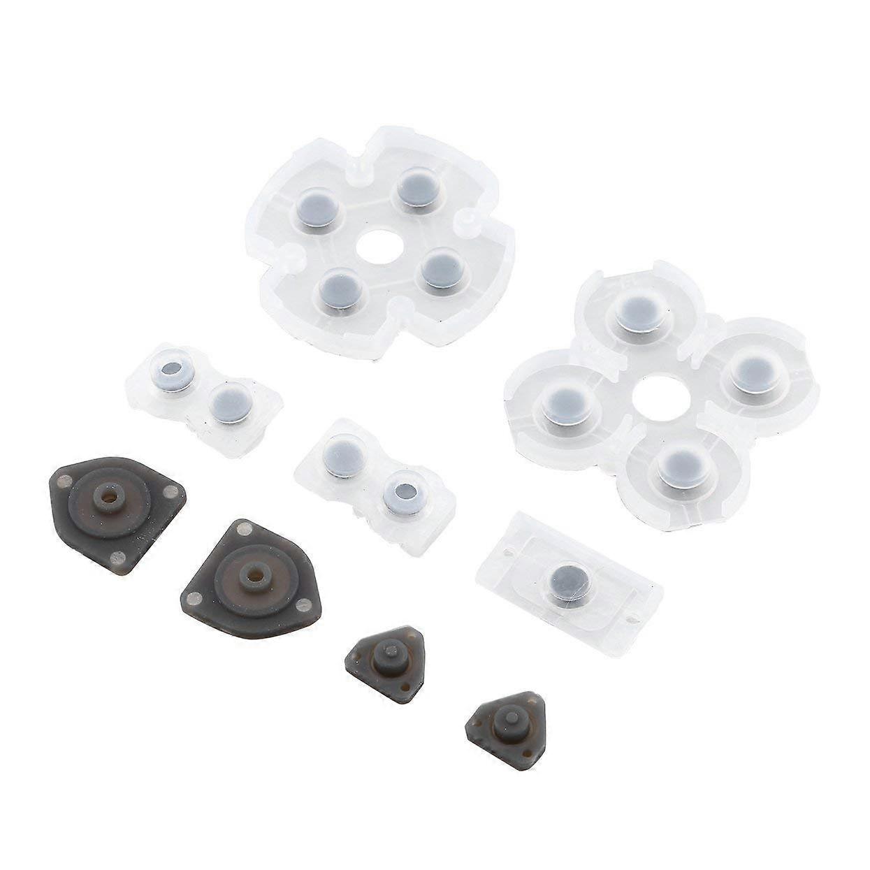 Conductive Rubber Pad Replacement Kit for PS4 Controller Quick Button Response and  Fit