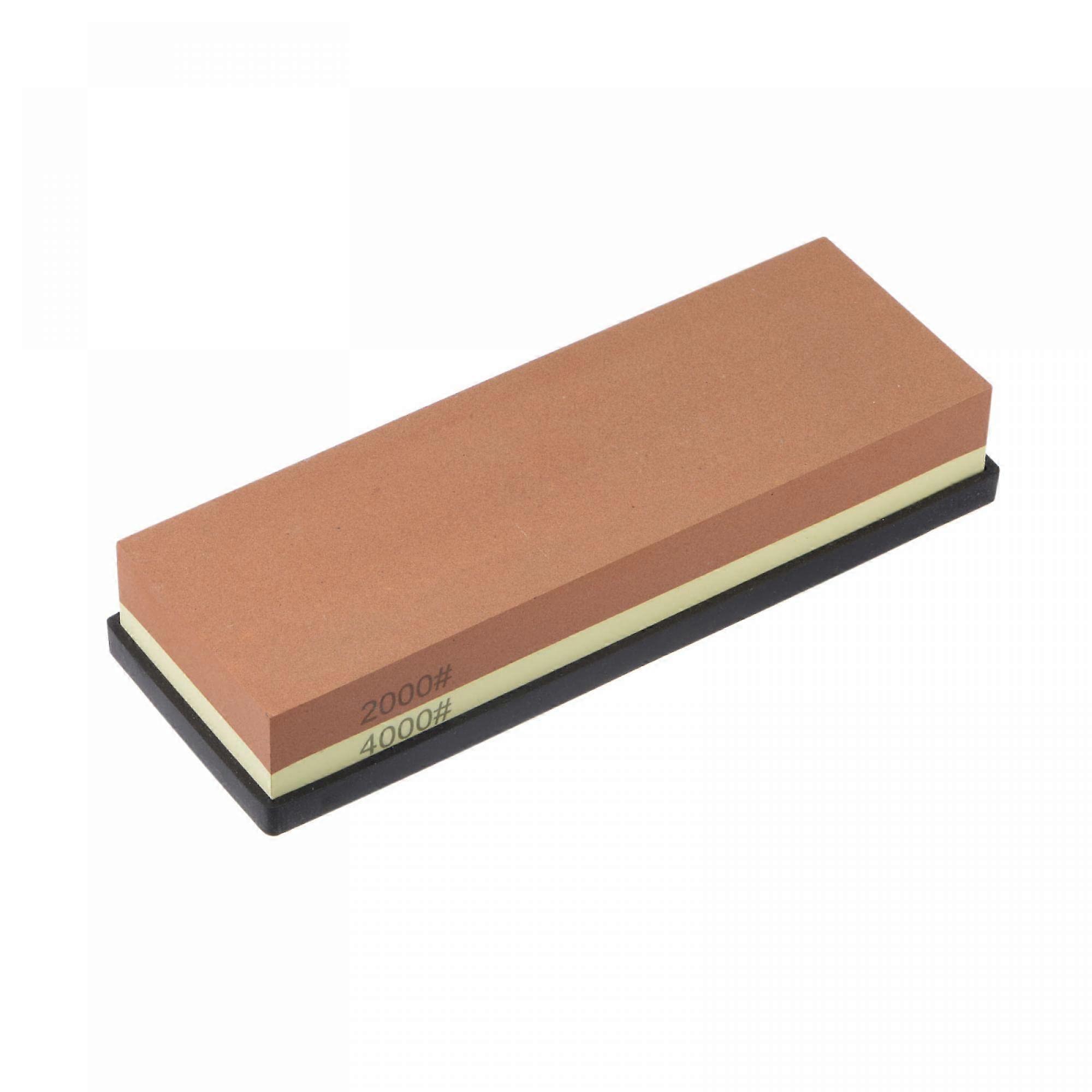 Whetstone Knife Sharpener 2000 4000 Grit Double Sided Sharpening Stone for Kitchen and Woodworking