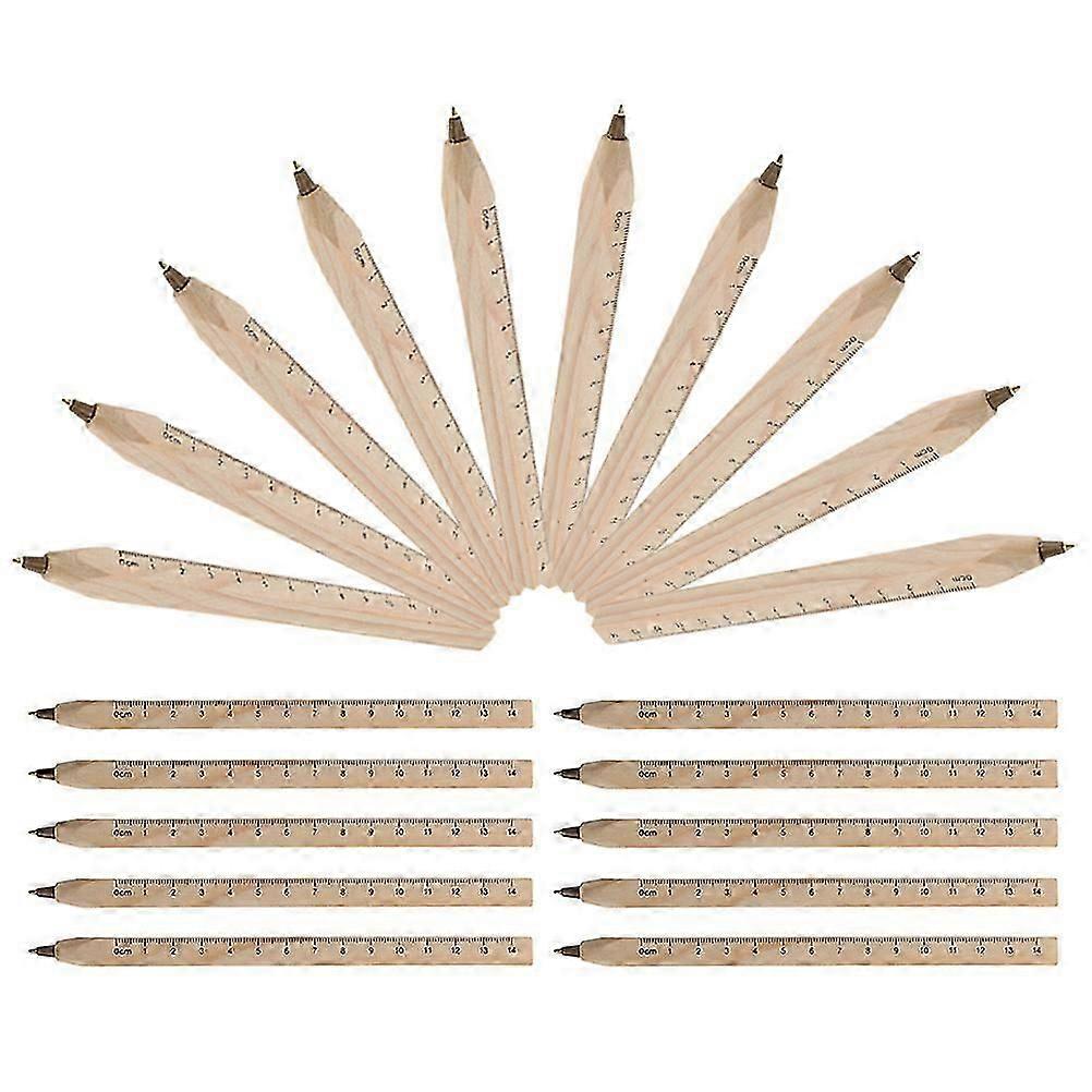 Carpenter Drafting Pens Wood Ballpoint Pens for Writing 20Pcs Set