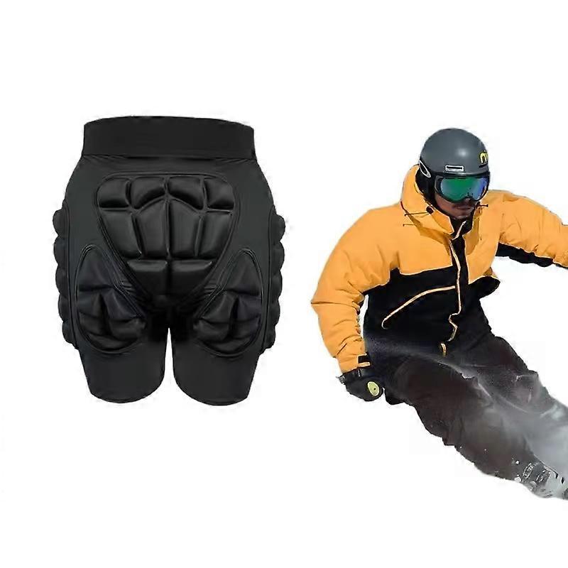 3D Hip Protection Butt Pads, Protective Padded Shorts, Crash Pad Impact Gear for Skiing Skating Snowboarding Skateboarding