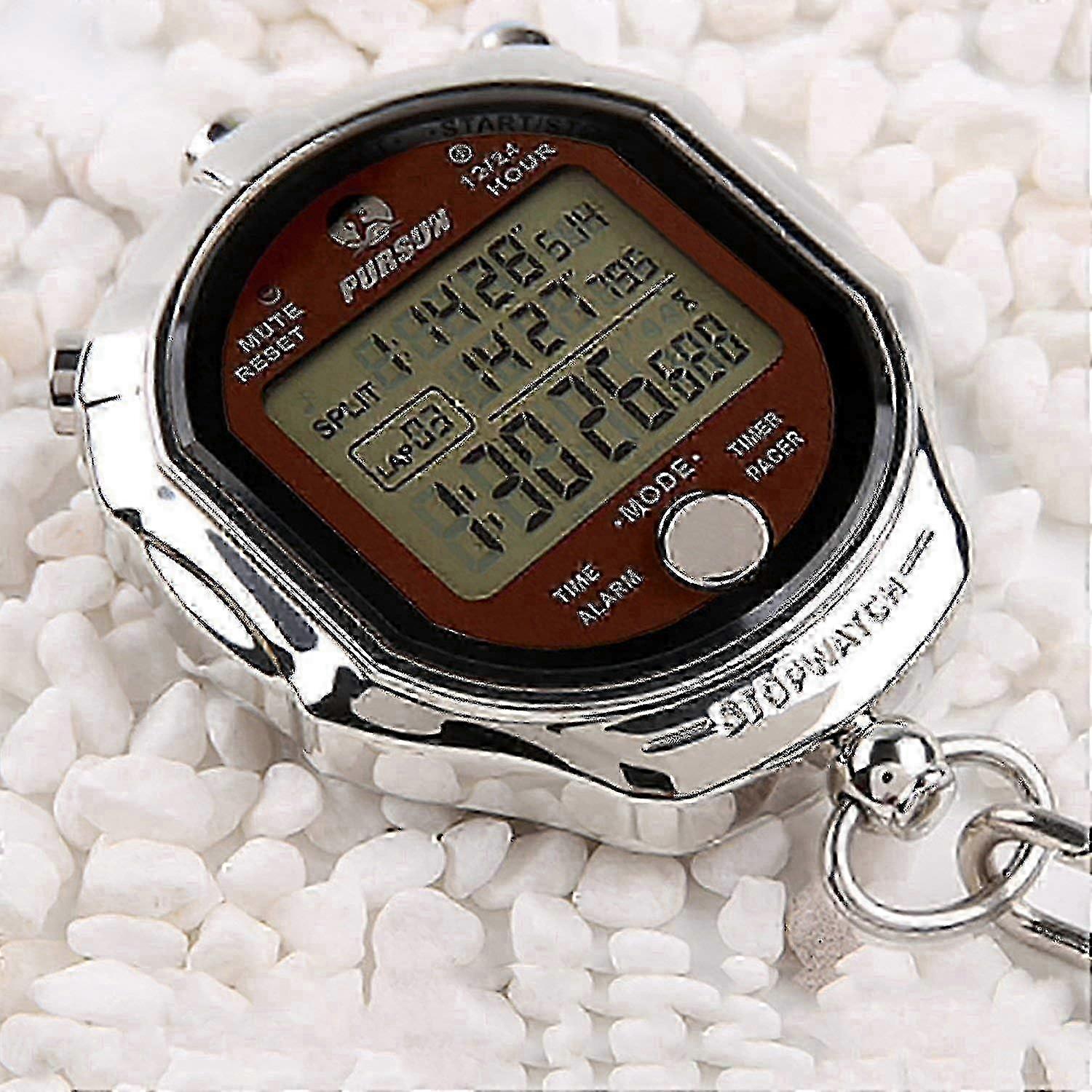 Waterproof Electronic Stopwatch - 1/1000 Second Precision Timer and 200 Memory Recall
