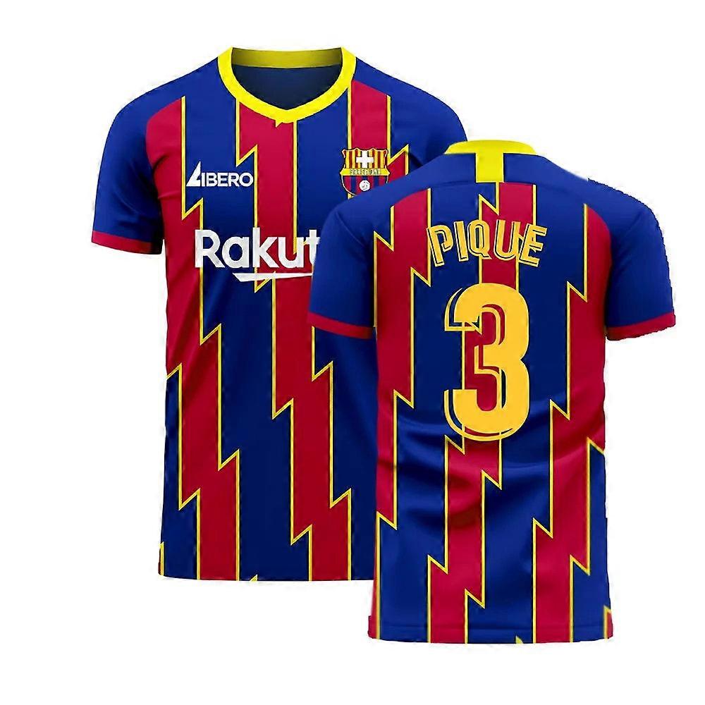  Catalonia 2025-2026 Home Concept Football Kit (Libero) (PIQUE 3)